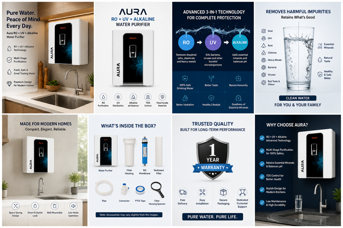 Aura RO + UV + Alkaline